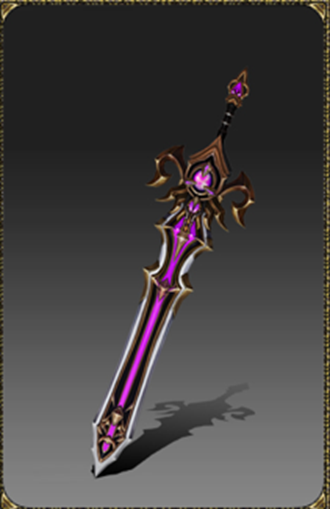 Silver Heart Magic Sword